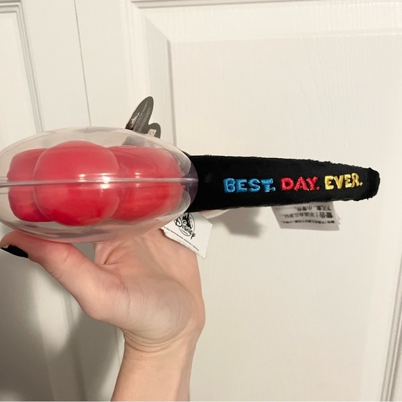 NWT Mickey Mouse Balloon Light-Up Ears Headband for Adults - Picture 12 of 13